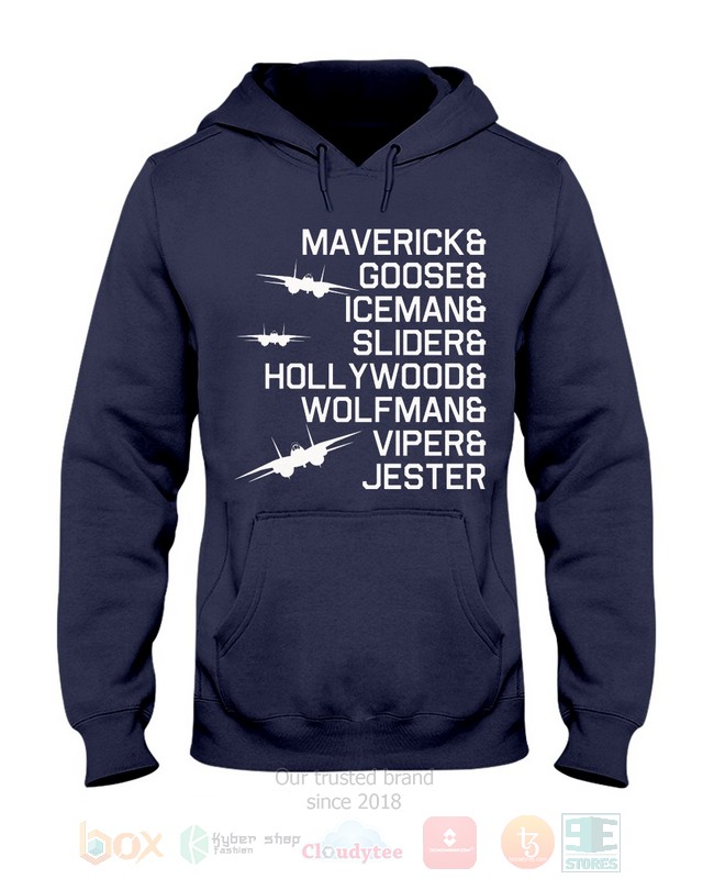 Maverick Goose Iceman Slider Hollywood Top Gun Hoodie, Shirt word3