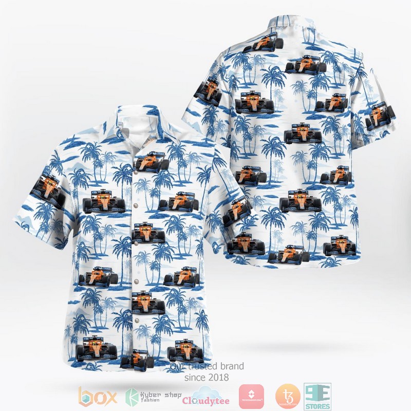 McLaren X Silverstone - Formula 1 Hawaiian Shirt word1