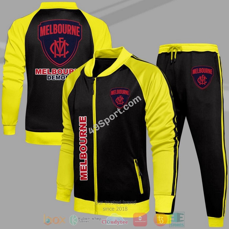 NEW Melbourne Demons Tracksuits Jacket and Pant word3