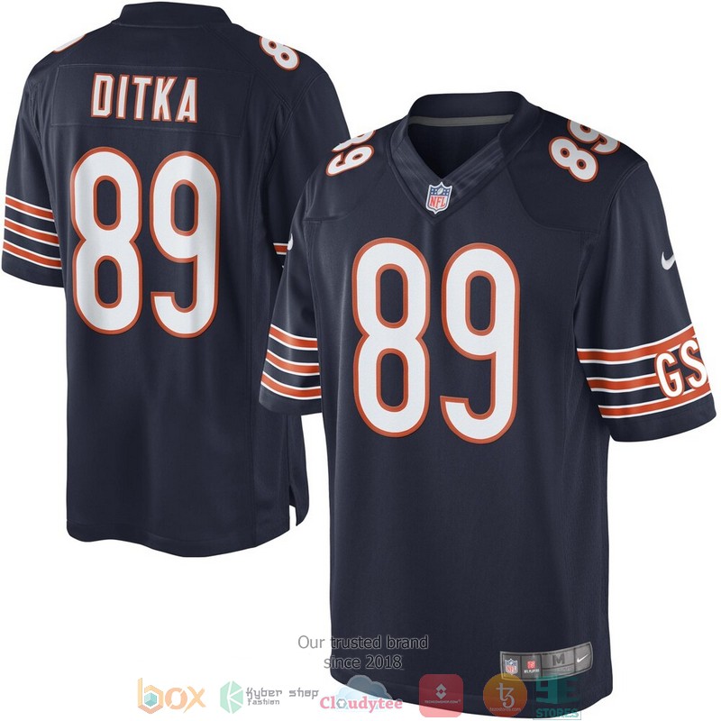 Mens Mike Ditka Navy Blue Chicago Bears Retired Football Jersey 1 Mens Mike Ditka Navy Blue Chicago Bears Retired Football Jersey word1