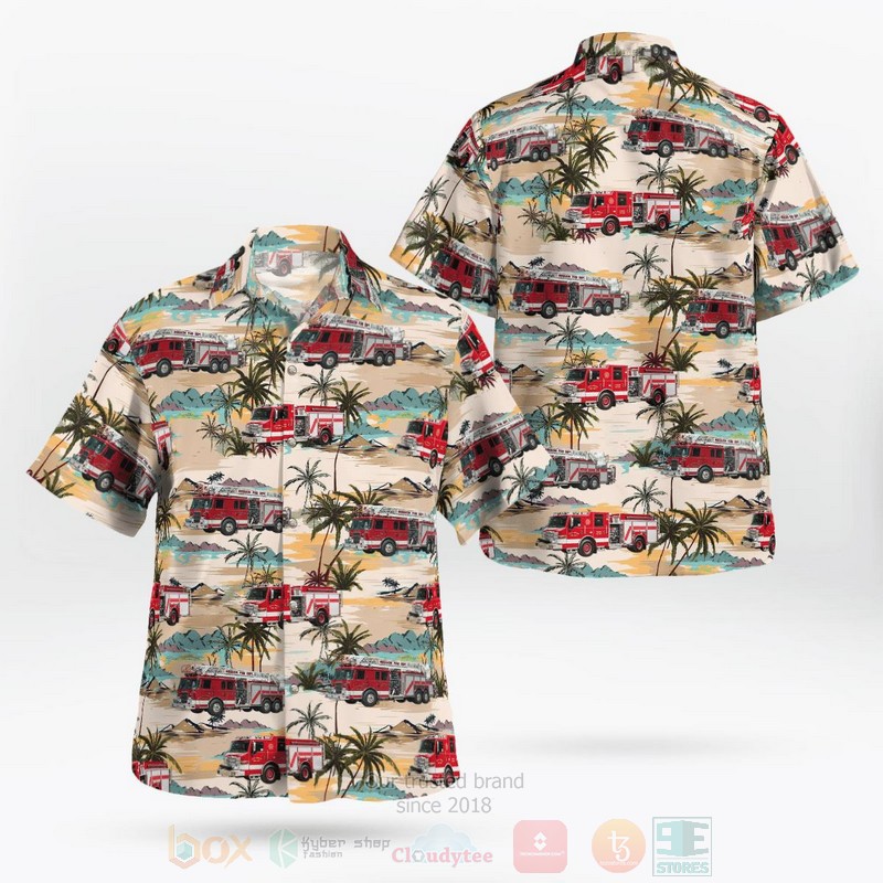 BEST Mequon Fire Department Mequon, Wisconsin 3D Aloha Shirt word1