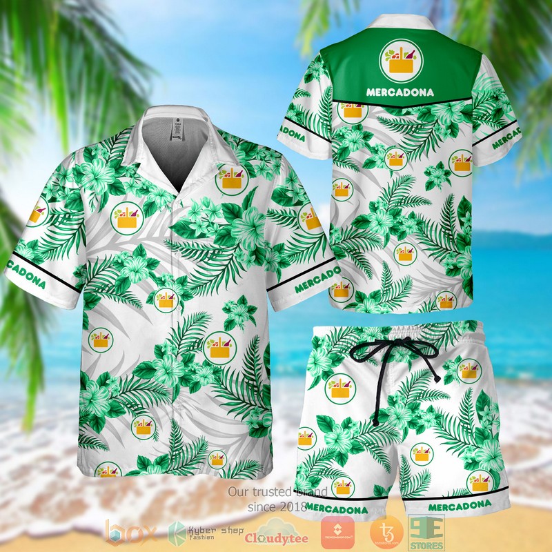 Mercadona Hawaiian Shirt, Short word2