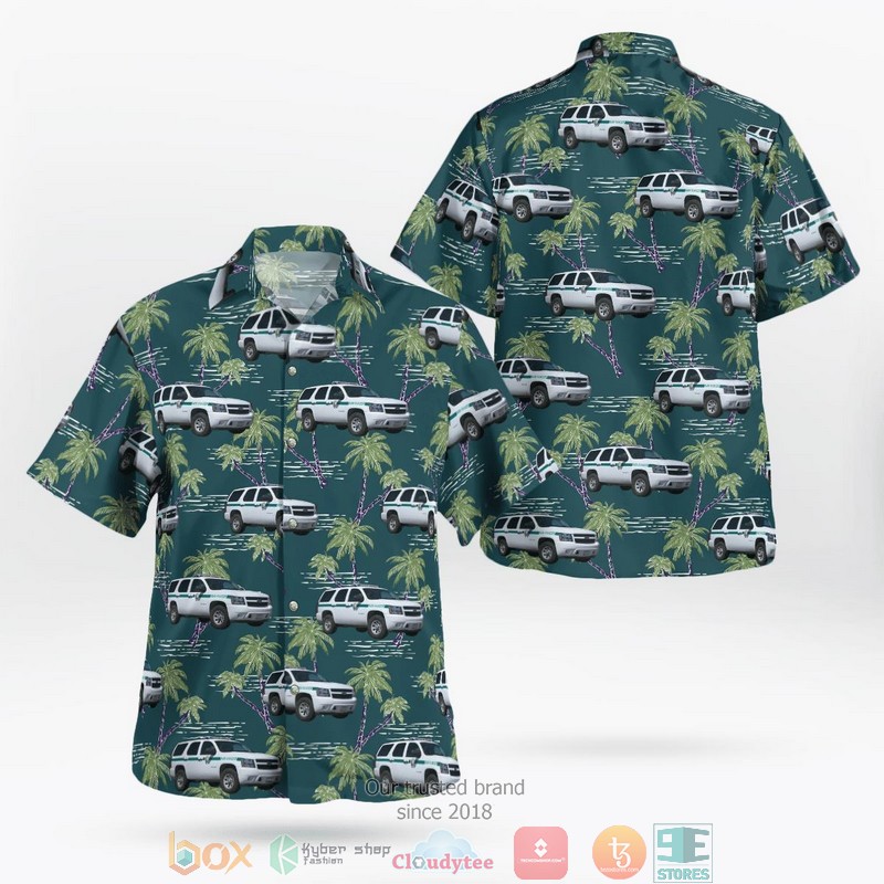 NEW Mesa Verde National Park Colorado Ranger Vehicle Aloha Shirt word3