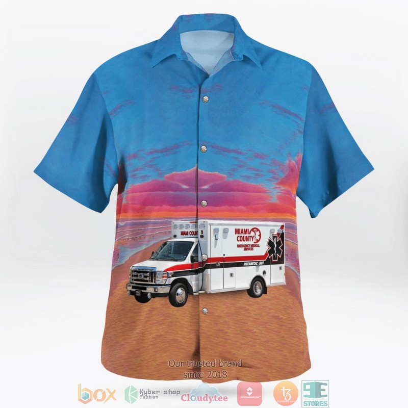Miami County EMS Paola Kansas Ambulance Hawaiian Shirt 2 Miami County EMS Paola Kansas Ambulance Hawaiian Shirt word1