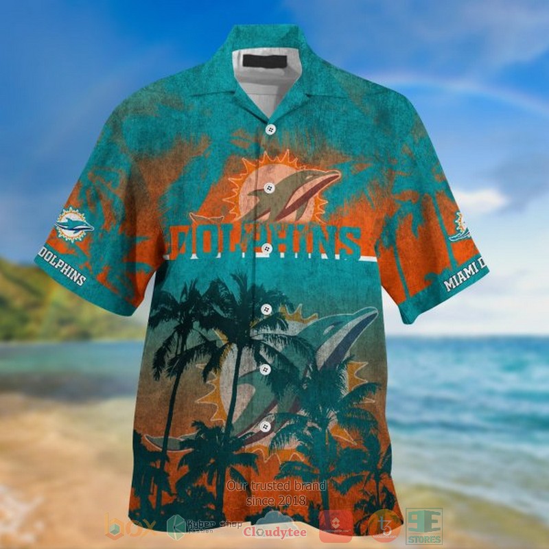 NEW Miami Dolphins palm tree Hawaii Shirt 2 NEW Miami Dolphins palm tree Hawaii Shirt word1