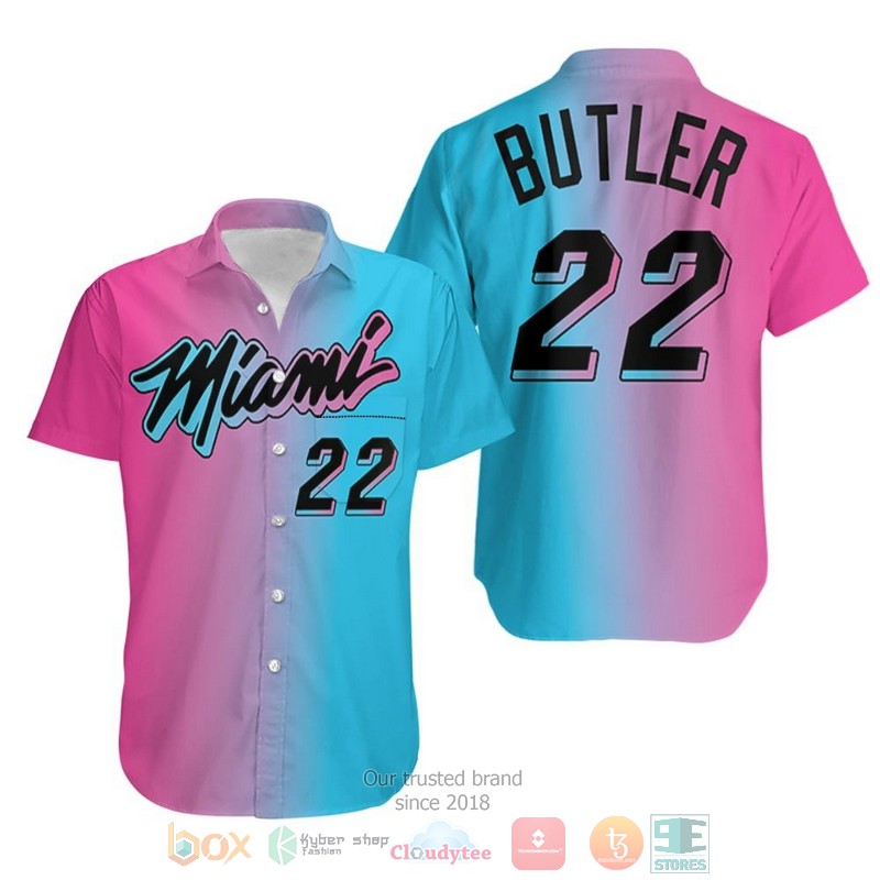 BEST Miami Heat Jimmy Butler 22 NBA 2020 Hawaii Shirt 1