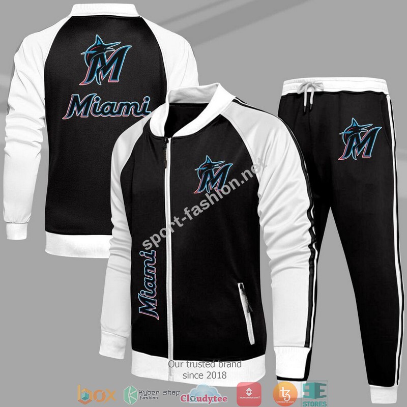 Miami Marlins Tracksuit Jacket, Pants word3