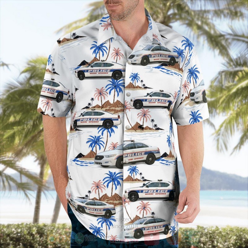BEST Miami Springs Florida Police Department 3D Aloha Shirt 3 BEST Miami Springs Florida Police Department 3D Aloha Shirt word1