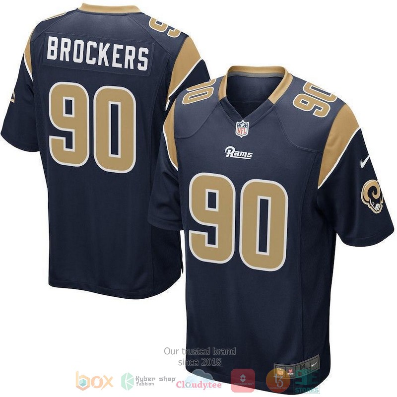 NEW Michael Brockers Los Angeles Rams Football Jersey word2
