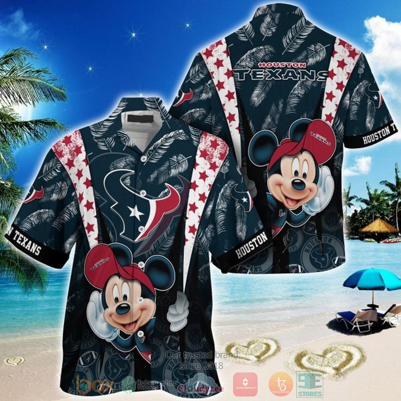 NEW Mickey Mouse Houston Texans Hawaii Shirt 1 NEW Mickey Mouse Houston Texans Hawaii Shirt word1