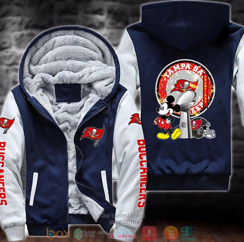 NEW Mickey Mouse Tampa Bay Buccaneers 3D Fleece Hoodie 3 NEW Mickey Mouse Tampa Bay Buccaneers 3D Fleece Hoodie word1