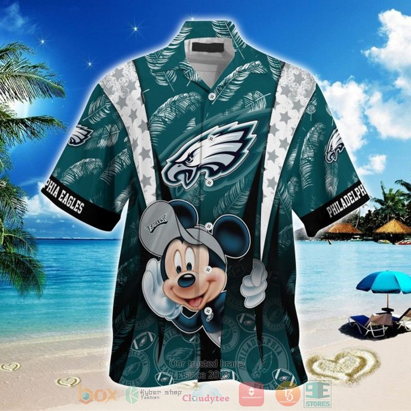 NEW Mickey Mouse Philadelphia Eagles Hawaii Shirt 2 NEW Mickey Mouse Philadelphia Eagles Hawaii Shirt word2