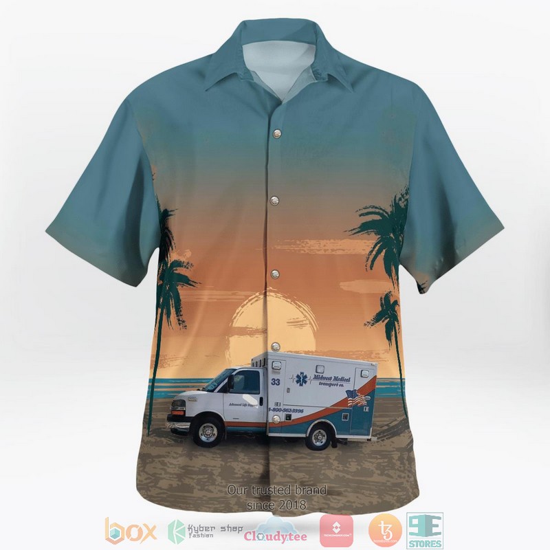 NEW MidWest Medical Transport Company Ohio Aloha Shirt 2 NEW MidWest Medical Transport Company Ohio Aloha Shirt word1