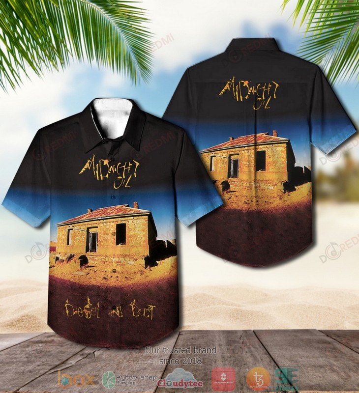 Midnight Oil Diesel and Dust Short Sleeve Hawaiian Shirt 3 Midnight Oil Diesel and Dust Short Sleeve Hawaiian Shirt word1