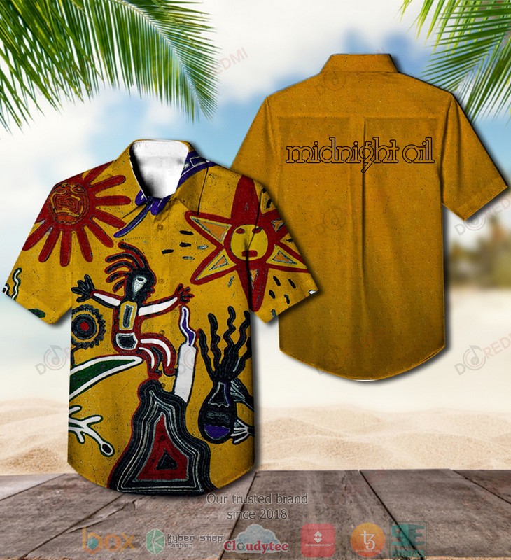 Midnight Oil Earth and Sun and Moon Short Sleeve Hawaiian Shirt 2 Midnight Oil Earth and Sun and Moon Short Sleeve Hawaiian Shirt word1