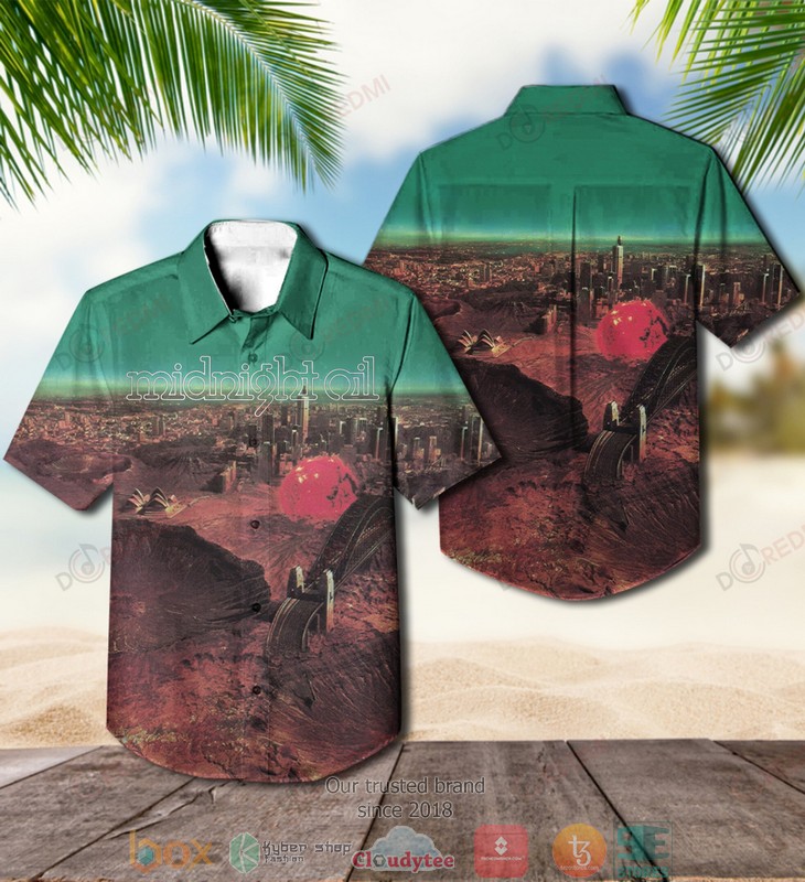 Midnight Oil Red Sails in the Sunset Short Sleeve Hawaiian Shirt 3 Midnight Oil Red Sails in the Sunset Short Sleeve Hawaiian Shirt word1
