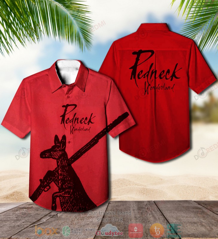 Midnight Oil Redneck Wonderland Short Sleeve Hawaiian Shirt 2 Midnight Oil Redneck Wonderland Short Sleeve Hawaiian Shirt word2