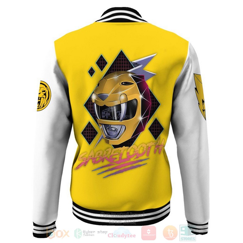 BEST Mighty Morphin Power Ranger Yellow Custom Name Unisex Baseball Jacket 4 BEST Mighty Morphin Power Ranger Yellow Custom Name Unisex Baseball Jacket word1