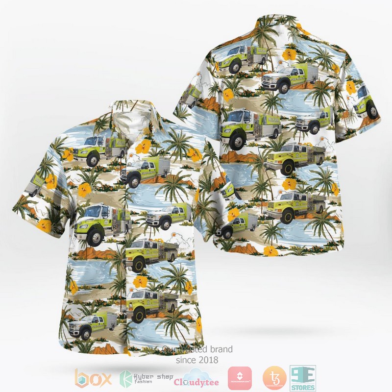 Milford Nova Scotia Canada Milford & District Emergency Services Aloha Shirt
