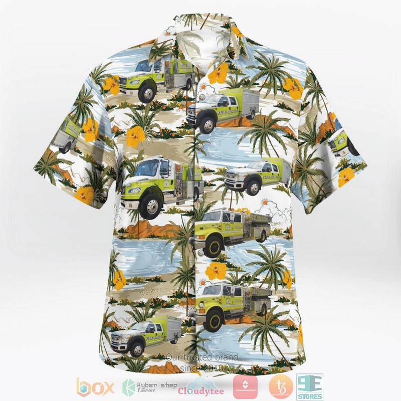Milford Nova Scotia Canada Milford & District Emergency Services Aloha Shirt word2