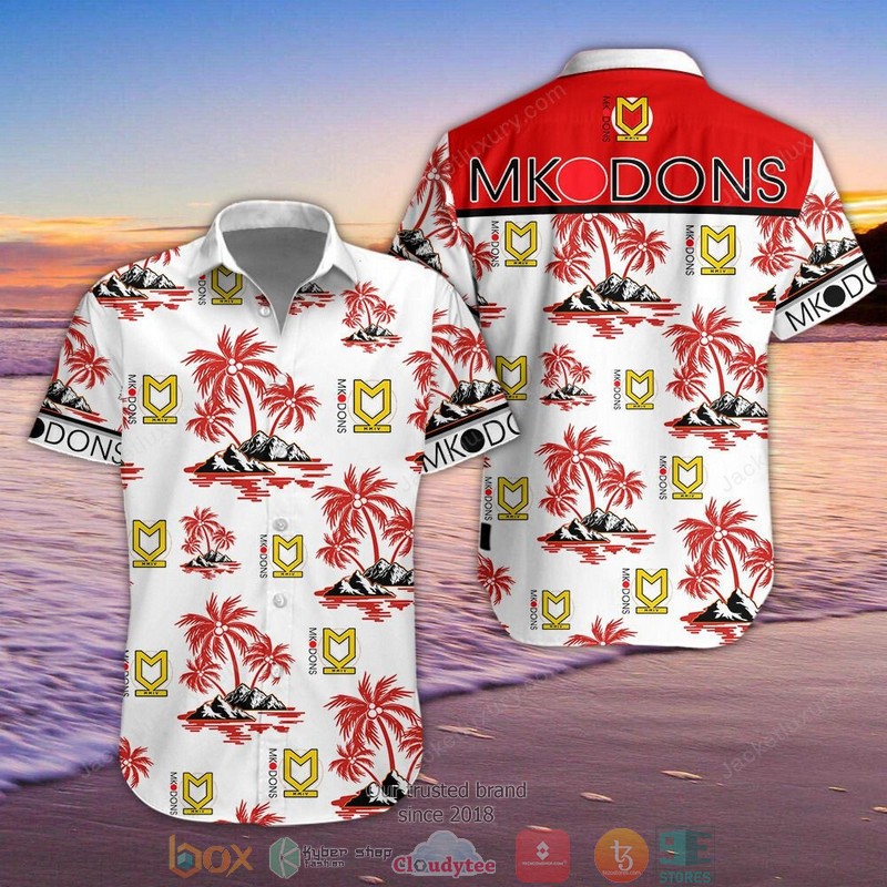 Milton Keynes Dons Hawaiian shirt, short word3