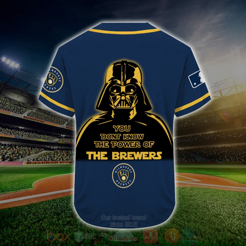 BEST Milwaukee Brewers, Darth Vader Custom AOP Baseball Jersey 3 BEST Milwaukee Brewers, Darth Vader Custom AOP Baseball Jersey word2