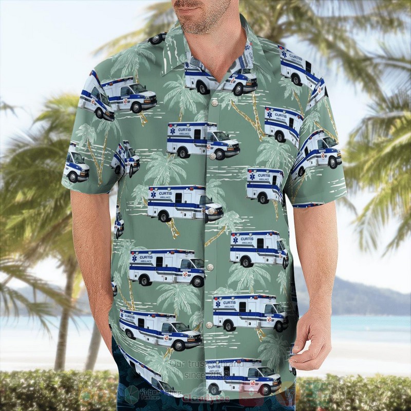 BEST Milwaukee, Wisconsin, Curtis Ambulance 3D Aloha Shirt 3 BEST Milwaukee, Wisconsin, Curtis Ambulance 3D Aloha Shirt word3