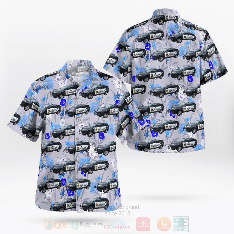 BEST Milwaukee, Wisconsin, Wisconsin State Capitol Police 3D Aloha Shirt word2