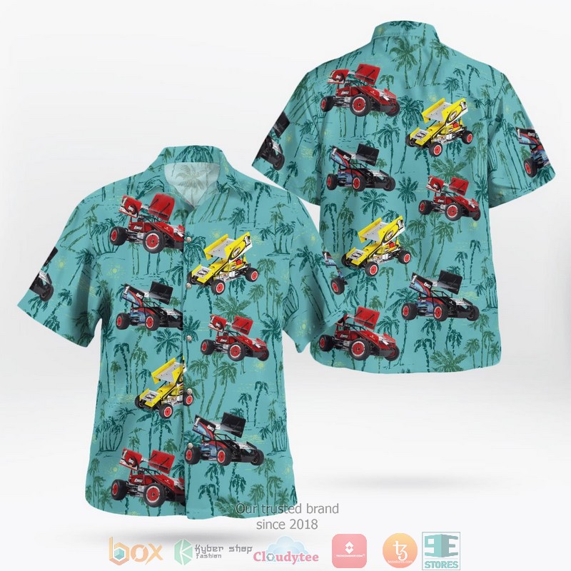 Mini Sprint Car Hawaiian Shirt 1 Mini Sprint Car Hawaiian Shirt word1