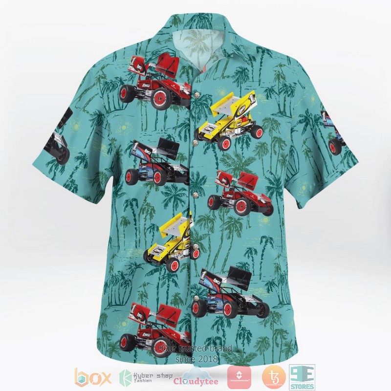 Mini Sprint Car Hawaiian Shirt 2 Mini Sprint Car Hawaiian Shirt word1