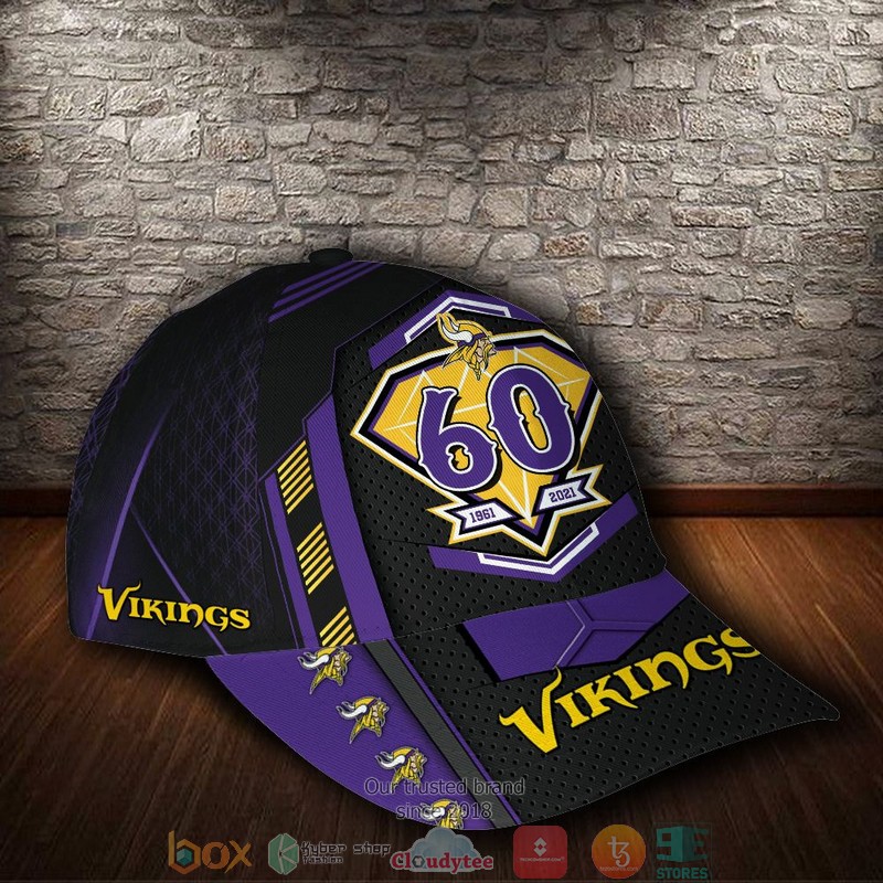 Minnesota Vikings Anniversary NFL Custom Name Cap 2 Minnesota Vikings Anniversary NFL Custom Name Cap word2