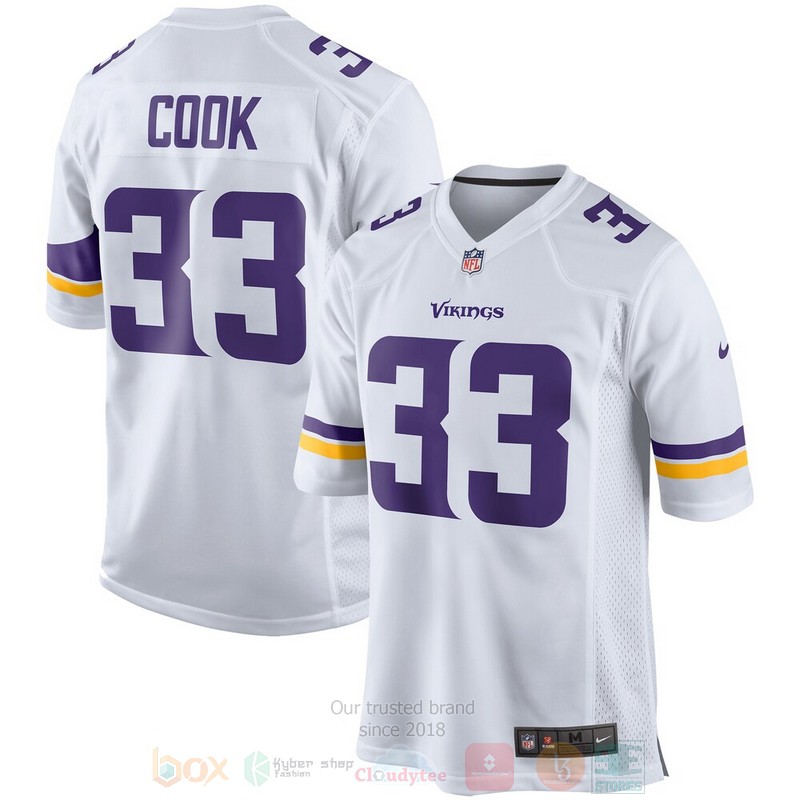 BEST Minnesota Vikings Dalvin Cook White Jersey Football