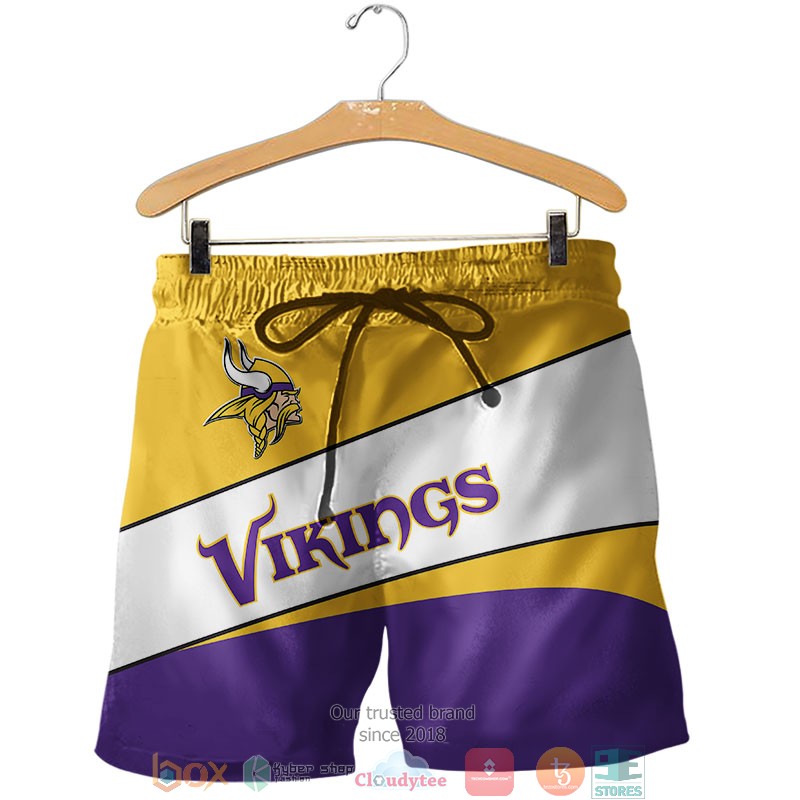 HOT Minnesota Vikings Beach Shorts word1