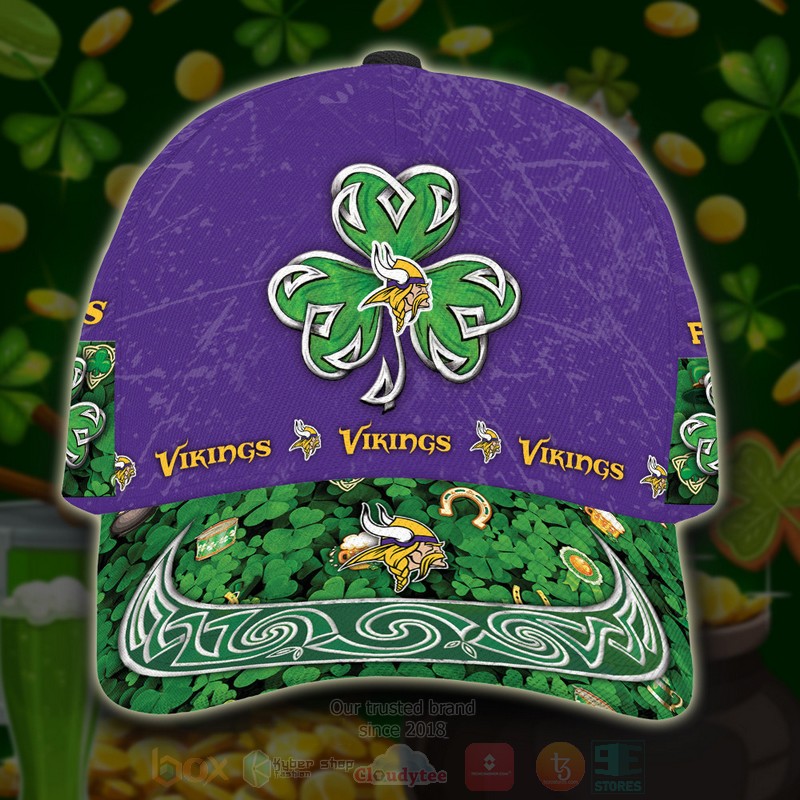 BEST Minnesota Vikings St Patrick Day Custom Classic Cap word3