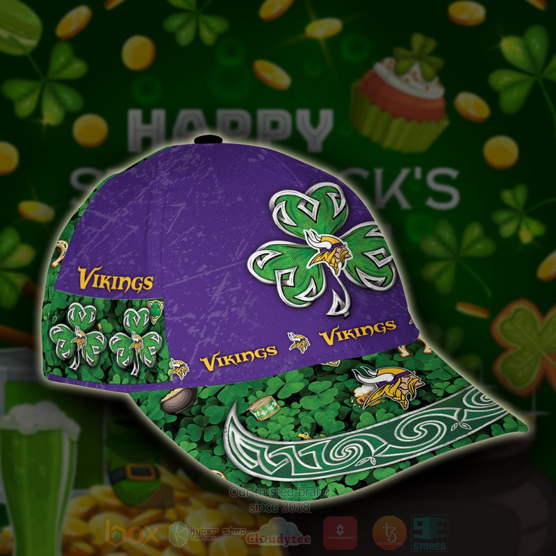 BEST Minnesota Vikings St Patrick Day Custom Classic Cap 2 BEST Minnesota Vikings St Patrick Day Custom Classic Cap word1