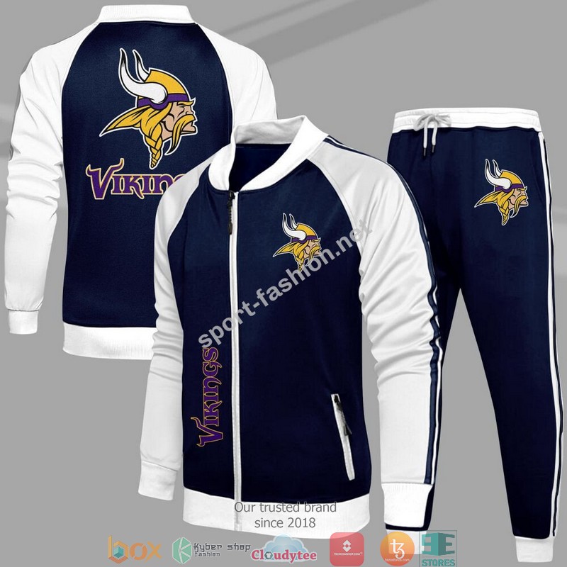 Minnesota Vikings Tracksuit Jacket, Pants word2