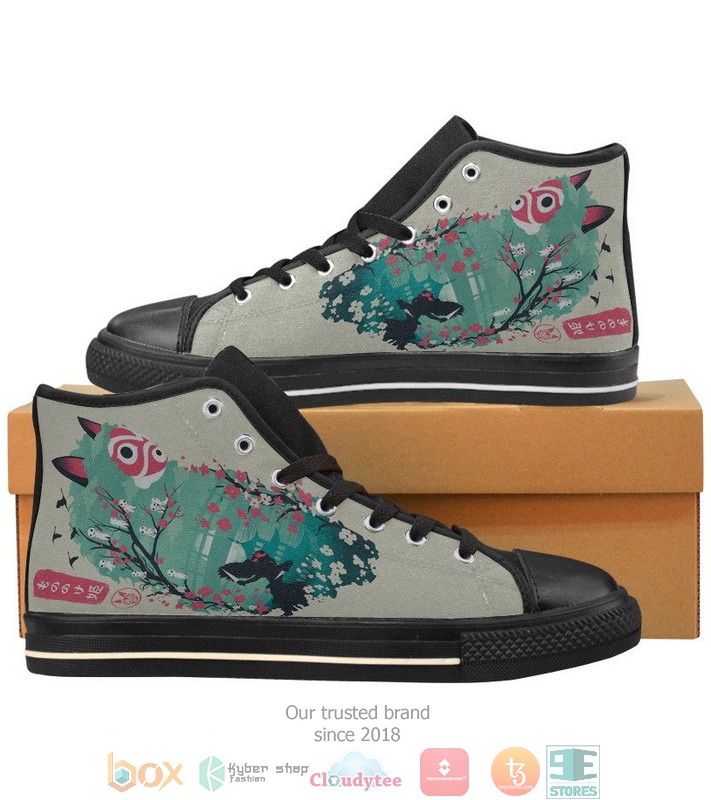 Mononoke Hime High Top Shoes