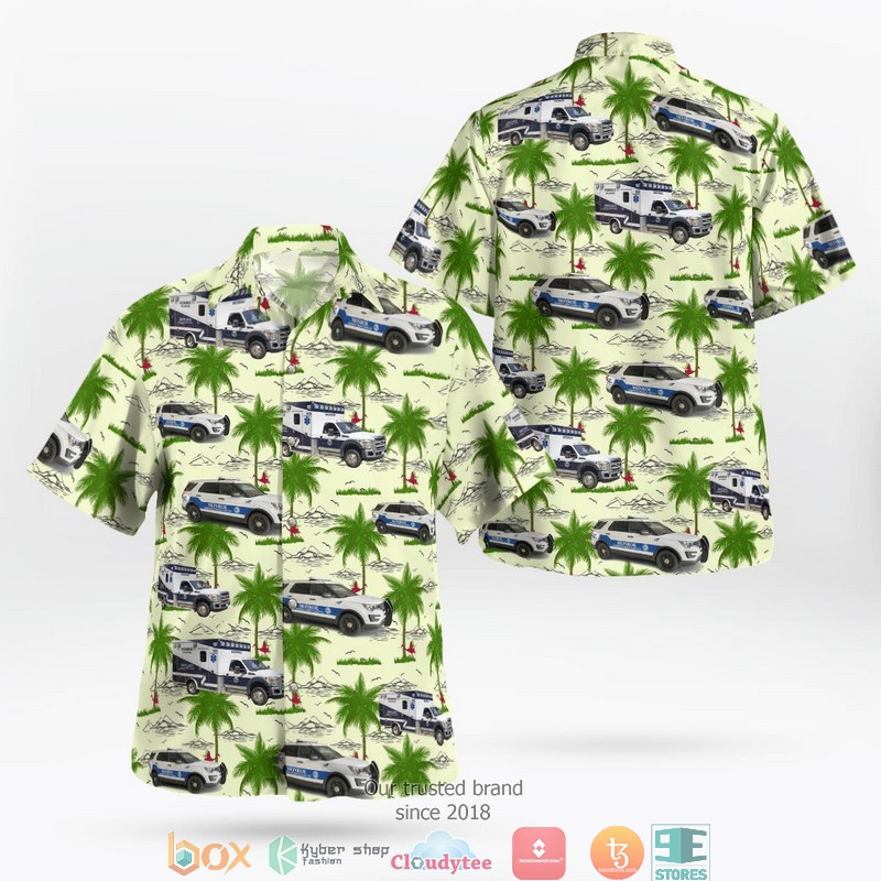 Monroe Volunteer Emergency Medical Service Hawaiian Shirt word2