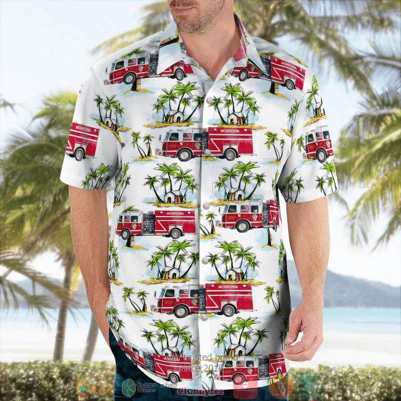 NEW Monrovia Volunteer Fire-Rescue Madison Alabama Aloha Shirt 3 NEW Monrovia Volunteer Fire-Rescue Madison Alabama Aloha Shirt word1