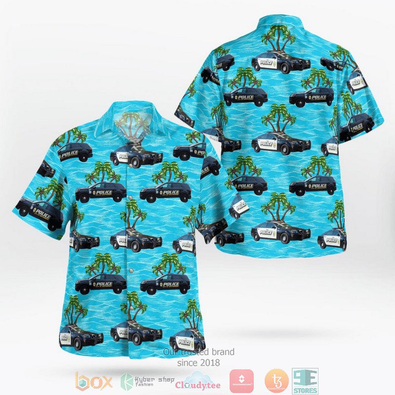 Montgomery Police Department Alabama Fleet Hawaiian Shirt word2