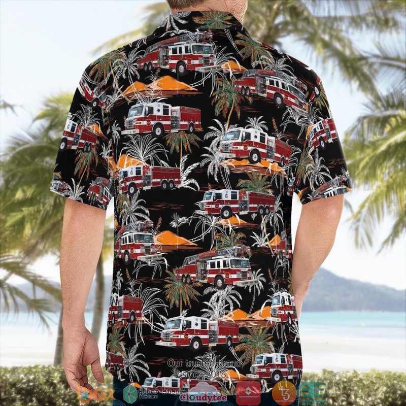 Montgomery Texas Montgomery Fire Department ESD 2 Station 51 Hawaiian Shirt word3
