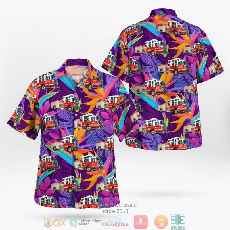 Moose Jaw Saskatchewan Canada Moose Jaw Fire Department Aloha Shirt word2