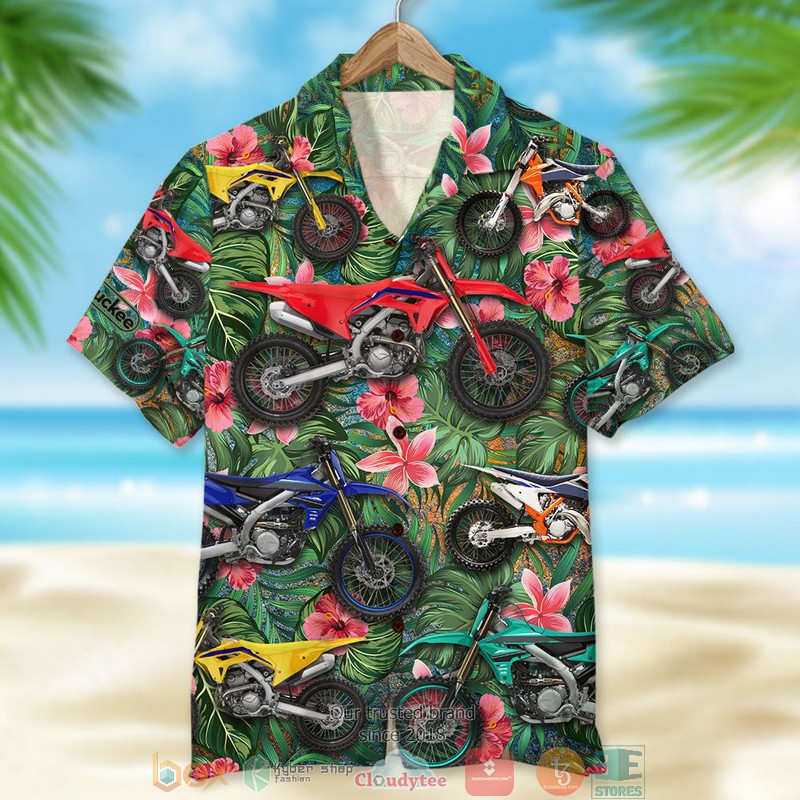 Motocross Flower Pattern Hawaiian Shirt 3 Motocross Flower Pattern Hawaiian Shirt word1