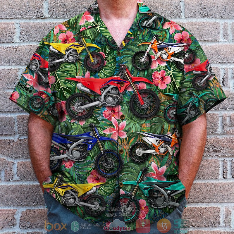 Motocross Flower Pattern Hawaiian Shirt 5 Motocross Flower Pattern Hawaiian Shirt word1