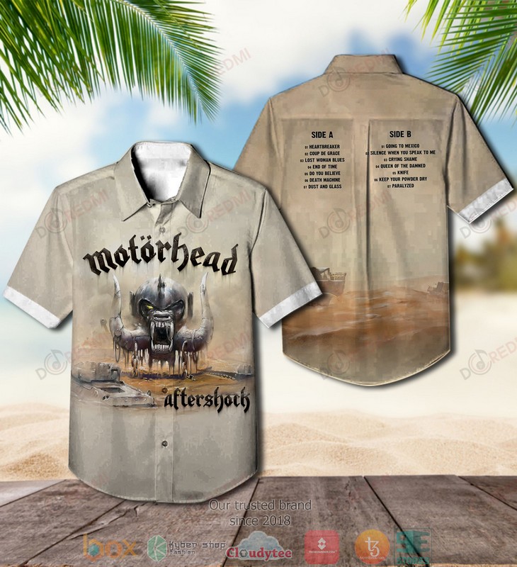 Motorhead Aftershock Short Sleeve Hawaiian Shirt