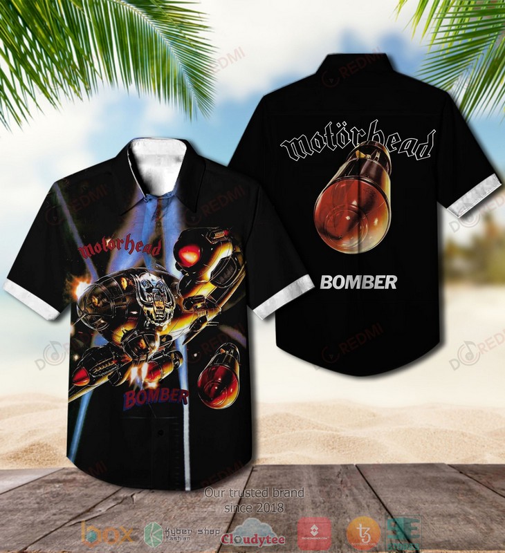 Motorhead Bomber Short Sleeve Hawaiian Shirt