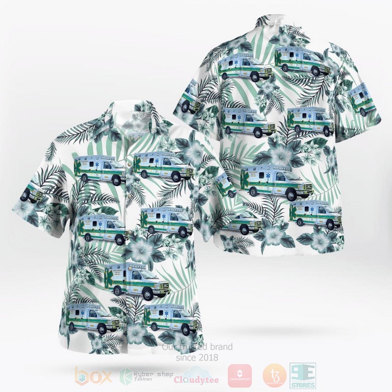 BEST Mount Holly Springs, Pennsylvania, Yellow Breeches EMS 3D Aloha Shirt word3