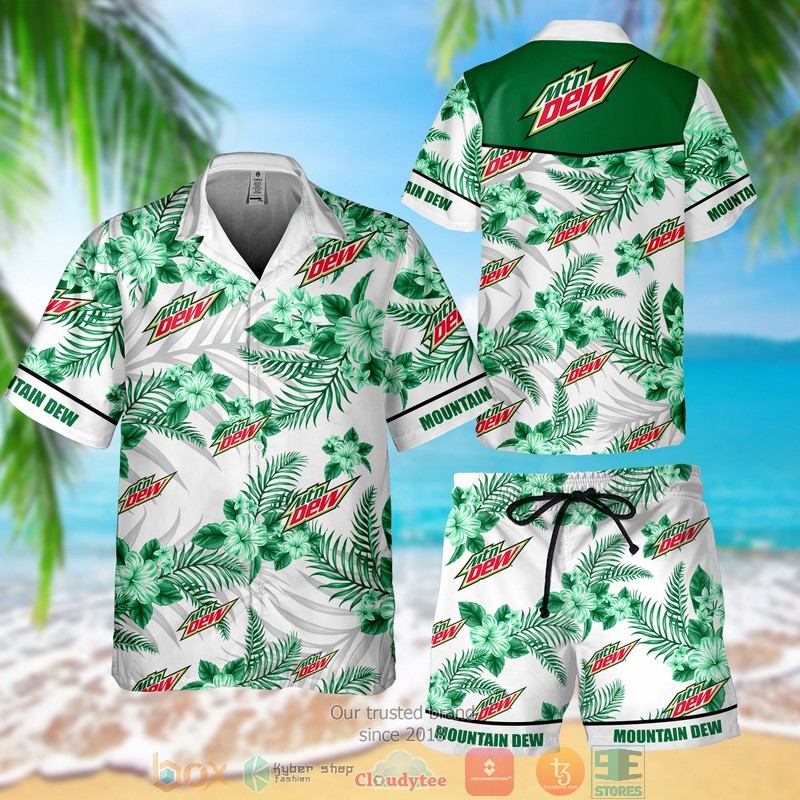 Mountain Dew Hawaiian Shirt, Short