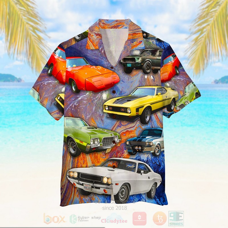 BEST Muscle Car Cars With Colorful Aloha Hawaiian Shirt 2 BEST Muscle Car Cars With Colorful Aloha Hawaiian Shirt word2