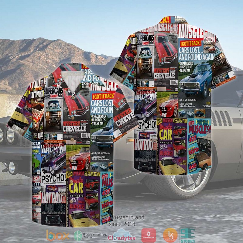 Muscle Car Magazine Hawaiian shirt 6 Muscle Car Magazine Hawaiian shirt word1